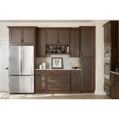 Hampton Bay Shaker Assembled 24x34.5x 21 in. Bathroom Vanity Base Cabinet in Brindle 23 Hampton Bay Shaker Assembled 24x34.5x 21 in. Bathroom Vanity Base Cabinet in Brindle -Hampton Bay Shop brindle hampton bay assembled kitchen cabinets kvsb24 bdl 1f 1000