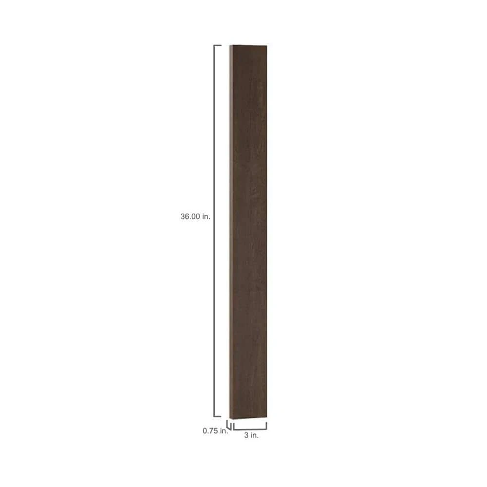 Hampton Bay 3 in. W x 36 in. H Cabinet Filler in Brindle 3 Hampton Bay 3 in. W x 36 in. H Cabinet Filler in Brindle - Image 3