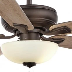 Hampton Bay Rothley II 52 in. Indoor LED Bronze Ceiling Fan with Light Kit, Downrod, Reversible Motor and Reversible Blades 13 Hampton Bay Rothley II 52 in. Indoor LED Bronze Ceiling Fan with Light Kit, Downrod, Reversible Motor and Reversible Blades -Hampton Bay Shop bronze hampton bay ceiling fans with lights 52051 1f 1000