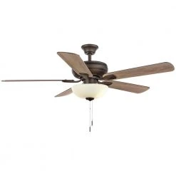 Hampton Bay Rothley II 52 in. Indoor LED Bronze Ceiling Fan with Light Kit, Downrod, Reversible Motor and Reversible Blades 11 Hampton Bay Rothley II 52 in. Indoor LED Bronze Ceiling Fan with Light Kit, Downrod, Reversible Motor and Reversible Blades -Hampton Bay Shop bronze hampton bay ceiling fans with lights 52051 c3 1000