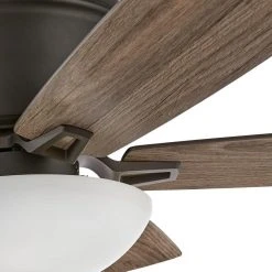 Hampton Bay Melrose 52 in. Indoor LED Hugger Bronze Dry Rated Ceiling Fan with Light Kit and 5 Reversible Blades 14 Hampton Bay Melrose 52 in. Indoor LED Hugger Bronze Dry Rated Ceiling Fan with Light Kit and 5 Reversible Blades -Hampton Bay Shop bronze hampton bay ceiling fans with lights 52101 40 1000