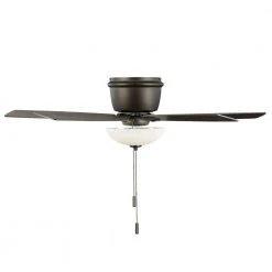 Hampton Bay Melrose 52 in. Indoor LED Hugger Bronze Dry Rated Ceiling Fan with Light Kit and 5 Reversible Blades 17 Hampton Bay Melrose 52 in. Indoor LED Hugger Bronze Dry Rated Ceiling Fan with Light Kit and 5 Reversible Blades -Hampton Bay Shop bronze hampton bay ceiling fans with lights 52101 66 1000