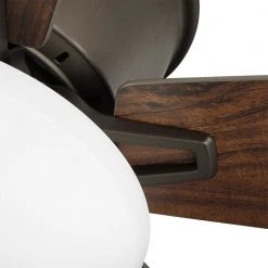 Hampton Bay Melrose 52 in. Indoor LED Hugger Bronze Dry Rated Ceiling Fan with Light Kit and 5 Reversible Blades 22 Hampton Bay Melrose 52 in. Indoor LED Hugger Bronze Dry Rated Ceiling Fan with Light Kit and 5 Reversible Blades -Hampton Bay Shop bronze hampton bay ceiling fans with lights 52101 fa 1000