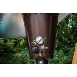 Hampton Bay 38,200 BTU Bronze Heat-Focusing Propane Gas Patio Heater -Hampton Bay Shop bronze hampton bay patio heaters hd10 44 1000