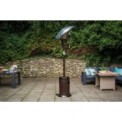 Hampton Bay 38,200 BTU Bronze Heat-Focusing Propane Gas Patio Heater
