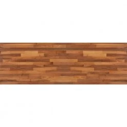 Hampton Bay 8 ft. L x 25 in. D Unfinished Walnut Butcher Block Standard Countertop in With Standard Edge -Hampton Bay Shop brown hampton bay butcher block countertops plorab386352490 4f 1000