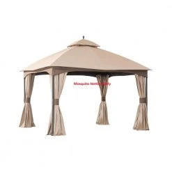 Hampton Bay Turnberry Replacement Mosquito Netting for 10 ft. x 12 ft. Soft Top Gazebo