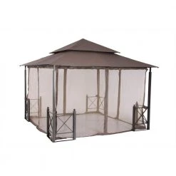 Hampton Bay 12 ft. x 12 ft. Outdoor Patio Harbor Gazebo -Hampton Bay Shop brown hampton bay gazebos gfs01250a a0 1000