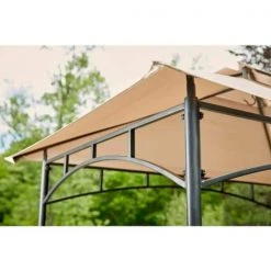 Hampton Bay Heathermoore Outdoor Patio 8 ft. x 5 ft. Grill Gazebo -Hampton Bay Shop brown hampton bay gazebos l gg034pst 40 1000