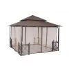Hampton Bay Replacement Netting Outdoor Patio for 12 ft. x 12 ft. Harbor Gazebo