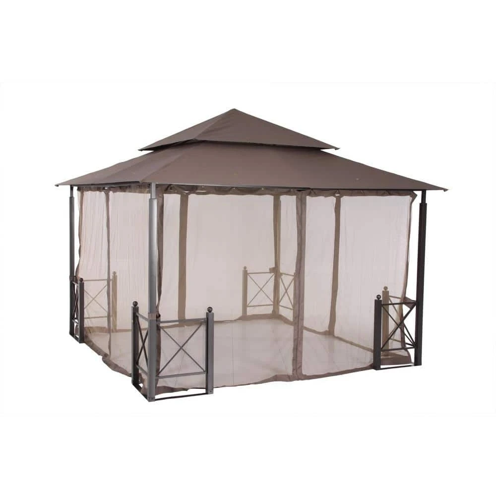 Hampton Bay Replacement Netting Outdoor Patio for 12 ft. x 12 ft. Harbor Gazebo 1 Hampton Bay Replacement Netting Outdoor Patio for 12 ft. x 12 ft. Harbor Gazebo