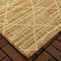 Hampton Bay Trellis Brown 7 ft. 10 in. x 10 ft. Indoor/Outdoor Area Rug -Hampton Bay Shop brown hampton bay outdoor rugs 3090595 1d 1000