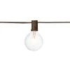 Hampton Bay 12-Light 12 ft. Large Cafe Clear String Lights