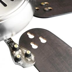 Hampton Bay Rockport 52 in. Indoor LED Brushed Nickel Ceiling Fan with Light Kit, Downrod, Reversible Blades and Reversible Motor -Hampton Bay Shop brushed nickel hampton bay ceiling fans with lights 51750 c3 1000