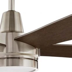 Hampton Bay Fanelee 54 in. White Color Changing Integrated LED Brushed Nickel Smart Hubspace Ceiling Fan with Light Kit and Remote -Hampton Bay Shop brushed nickel hampton bay ceiling fans with lights 52133 c3 1000