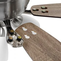 Hampton Bay Sidlow 52 in. Indoor LED Brushed Nickel Hugger Dry Rated Ceiling Fan with 5 QuickInstall Reversible Blades and Light Kit 24 Hampton Bay Sidlow 52 in. Indoor LED Brushed Nickel Hugger Dry Rated Ceiling Fan with 5 QuickInstall Reversible Blades and Light Kit -Hampton Bay Shop brushed nickel hampton bay ceiling fans with lights 52151 44 1000