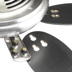 Hampton Bay Holly Springs 52 in. LED Indoor Brushed Nickel Ceiling Fan with Light Kit -Hampton Bay Shop brushed nickel hampton bay ceiling fans with lights 57269 d4 1000