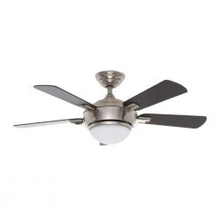 Hampton Bay Midili 44 in. Indoor LED Brushed Nickel Dry Rated Ceiling Fan with 5 Reversible Blades, Light Kit and Remote Control 18 Hampton Bay Midili 44 in. Indoor LED Brushed Nickel Dry Rated Ceiling Fan with 5 Reversible Blades, Light Kit and Remote Control -Hampton Bay Shop brushed nickel hampton bay ceiling fans with lights 68044 66 1000