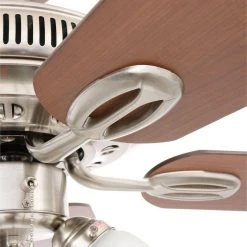 Hampton Bay Glendale 52 in. LED Brushed Nickel Smart Hubspace Ceiling Fan with Light and Remote -Hampton Bay Shop brushed nickel hampton bay ceiling fans with lights ag524 bn hs a0 1000