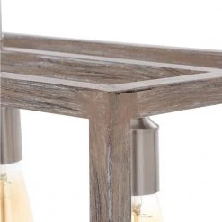 Hampton Bay Boswell Quarter 34in. 5-Light Brushed Nickel Farmhouse Linear Island Chandelier with Weathered Wood Accents 17 Hampton Bay Boswell Quarter 34in. 5-Light Brushed Nickel Farmhouse Linear Island Chandelier with Weathered Wood Accents -Hampton Bay Shop brushed nickel hampton bay chandeliers 7965hdcdi a0 1000