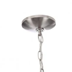 Hampton Bay Halophane 5-Light Brushed Nickel Chandelier with Frosted Ribbed Glass Shades -Hampton Bay Shop brushed nickel hampton bay chandeliers wb0390 sc 1 40 1000