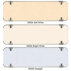 Hampton Bay Mission Industrial 48 in. x 15 in. Brushed Nickel Selectable LED Flush Mount Light High Output 5500 Lumens Dimmable -Hampton Bay Shop brushed nickel hampton bay flush mount lights 54448291 40 1000