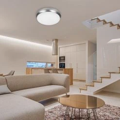 Hampton Bay Chilton 15 in. 170-Watt Equivalent Brushed Nickel Selectable Integrated LED Flush Mount with Glass Shade 13 Hampton Bay Chilton 15 in. 170-Watt Equivalent Brushed Nickel Selectable Integrated LED Flush Mount with Glass Shade -Hampton Bay Shop brushed nickel hampton bay flush mount lights cg1aa026fr1d25 1f 1000