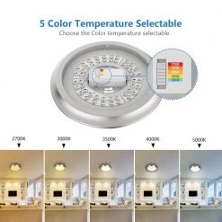 Hampton Bay Withers 13 in. 140-Watt Brushed Nickel Selectable CCT Integrated LED Dimmable Round Globe Flush Mount Ceiling Light 11 Hampton Bay Withers 13 in. 140-Watt Brushed Nickel Selectable CCT Integrated LED Dimmable Round Globe Flush Mount Ceiling Light -Hampton Bay Shop brushed nickel hampton bay flush mount lights cg2aa021er1d25 1f 1000