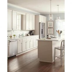 Hampton Bay Mullins 6.75 in. 1-Light Brushed Nickel Mini Pendant with Clear Glass Shade 20 Hampton Bay Mullins 6.75 in. 1-Light Brushed Nickel Mini Pendant with Clear Glass Shade -Hampton Bay Shop brushed nickel hampton bay pendant lights 27328 1f 1000