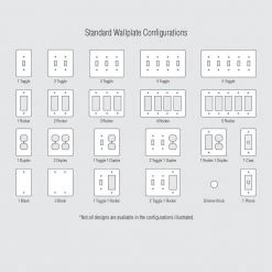 Hampton Bay Kentley Screwless 1-Gang Decorator/Rocker Steel Wall Plate - Brushed Nickel (4-Pack) 7 Hampton Bay Kentley Screwless 1-Gang Decorator/Rocker Steel Wall Plate - Brushed Nickel (4-Pack) -Hampton Bay Shop brushed nickel hampton bay rocker light switch plates 140rbnhbx c3 1000