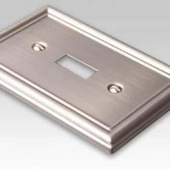 Hampton Bay Ascher 1 Gang Toggle Steel Wall Plate - Brushed Nickel 10 Hampton Bay Ascher 1 Gang Toggle Steel Wall Plate - Brushed Nickel -Hampton Bay Shop brushed nickel hampton bay toggle light switch plates 149tbnhb 4f 1000