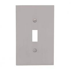Hampton Bay Barnard 1 Gang Toggle Metal Wall Plate - Brushed Nickel 9 Hampton Bay Barnard 1 Gang Toggle Metal Wall Plate - Brushed Nickel -Hampton Bay Shop brushed nickel hampton bay toggle light switch plates 55tbnhb 4f 1000