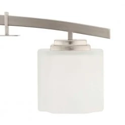 Hampton Bay Architecture 3-Light Brushed Nickel Vanity Light with Etched White Glass Shades 18 Hampton Bay Architecture 3-Light Brushed Nickel Vanity Light with Etched White Glass Shades -Hampton Bay Shop brushed nickel hampton bay vanity lighting 15041 c3 1000