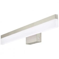 Hampton Bay Eldridge 24 in. 1-Light Brushed Nickel LED Bathroom Vanity Light Bar -Hampton Bay Shop brushed nickel hampton bay vanity lighting 21191 1f 1000