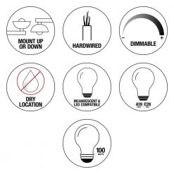 Hampton Bay Andenne 4-Light Brushed Nickel Bathroom Vanity Light with Bell Shaped Marbleized Glass Shades -Hampton Bay Shop brushed nickel hampton bay vanity lighting 2828 bn 40 1000