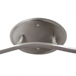 Hampton Bay Andenne 4-Light Brushed Nickel Bathroom Vanity Light with Bell Shaped Marbleized Glass Shades -Hampton Bay Shop brushed nickel hampton bay vanity lighting 2828 bn 4f 1000