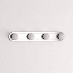 Hampton Bay Midford 160-Watt Equivalent 4-Light Brushed Nickel Integrated LED Hollywood Vanity Light -Hampton Bay Shop brushed nickel hampton bay vanity lighting 5900 sn 66 1000