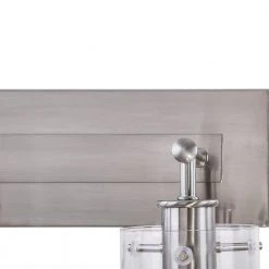 Hampton Bay Regan 21 in. 3-Light Brushed Nickel Bathroom Vanity Light with Clear Glass Shades -Hampton Bay Shop brushed nickel hampton bay vanity lighting ds19268 66 1000