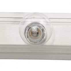 Hampton Bay Raceway 24 in. 4-Light Brushed Nickel Retro Bathroom Vanity Light -Hampton Bay Shop brushed nickel hampton bay vanity lighting hb2051 35 66 1000