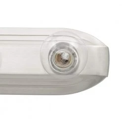 Hampton Bay Raceway 24 in. 4-Light Brushed Nickel Retro Bathroom Vanity Light -Hampton Bay Shop brushed nickel hampton bay vanity lighting hb2051 35 77 1000