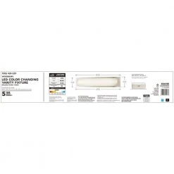 Hampton Bay Woodbury 24.6 in. 1-Light Brushed Nickel Integrated LED Bathroom Vanity Light Bar with Frosted Acrylic Shade 24 Hampton Bay Woodbury 24.6 in. 1-Light Brushed Nickel Integrated LED Bathroom Vanity Light Bar with Frosted Acrylic Shade -Hampton Bay Shop brushed nickel hampton bay vanity lighting iqp1301lx 07 bn 76 1000