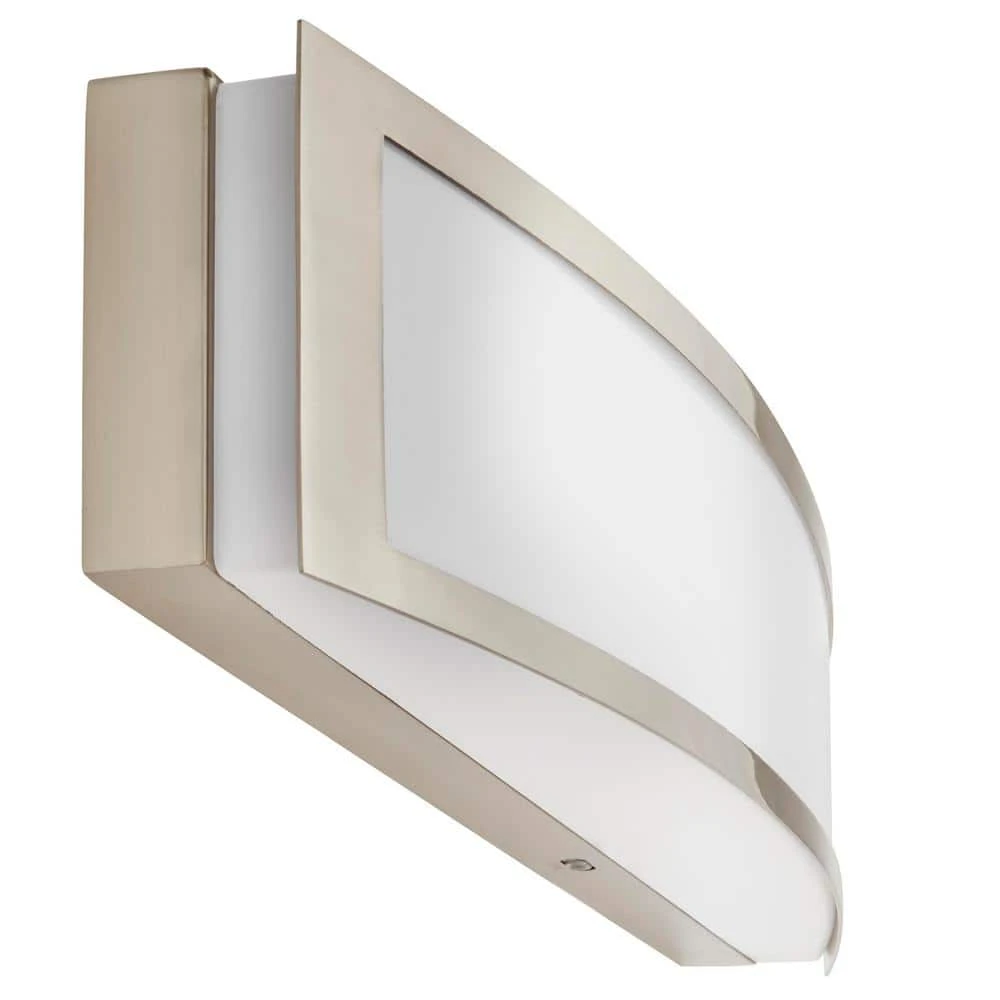 Hampton Bay Woodbury 24.6 in. 1-Light Brushed Nickel Integrated LED Bathroom Vanity Light Bar with Frosted Acrylic Shade 4 Hampton Bay Woodbury 24.6 in. 1-Light Brushed Nickel Integrated LED Bathroom Vanity Light Bar with Frosted Acrylic Shade - Image 4