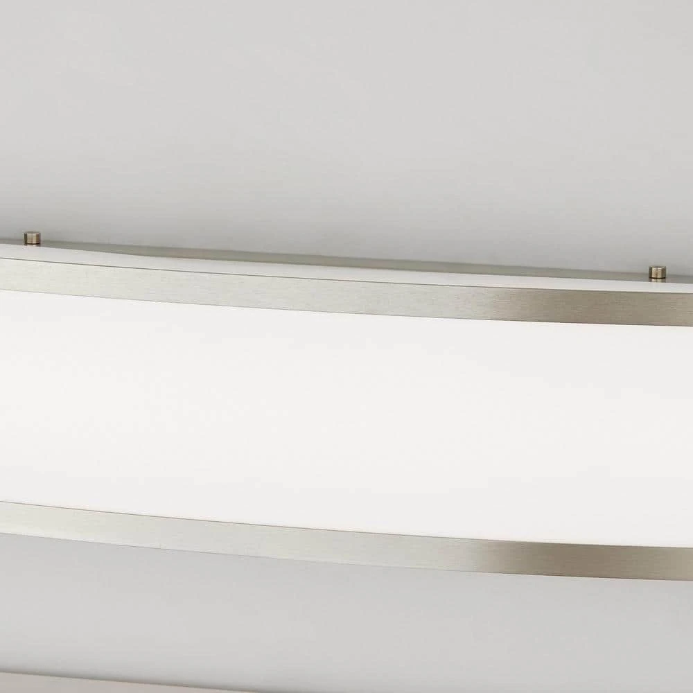 Hampton Bay Woodbury 24.5 in. Brushed Nickel Linear LED Vanity Light Bar 7 Hampton Bay Woodbury 24.5 in. Brushed Nickel Linear LED Vanity Light Bar - Image 7