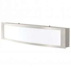 Hampton Bay Woodbury 24.5 in. Brushed Nickel Linear LED Vanity Light Bar