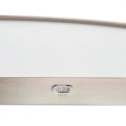Hampton Bay Astrid 24 in. Brushed Nickel 5-CCT LED Bathroom Vanity Light Bar with Frosted Glass -Hampton Bay Shop brushed nickel hampton bay vanity lighting kpu1301lx 04 bn 40 1000
