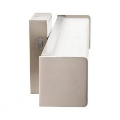 Hampton Bay Astrid 24 in. Brushed Nickel 5-CCT LED Bathroom Vanity Light Bar with Frosted Glass -Hampton Bay Shop brushed nickel hampton bay vanity lighting kpu1301lx 04 bn a0 1000