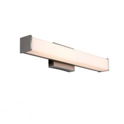 Hampton Bay Astrid 24 in. Brushed Nickel 5-CCT LED Bathroom Vanity Light Bar with Frosted Glass -Hampton Bay Shop brushed nickel hampton bay vanity lighting kpu1301lx 04 bn c3 1000
