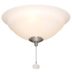 Hampton Bay Altura LED Universal Ceiling Fan Light Kit -Hampton Bay Shop brushed nickel or oil rubbed bronze hampton bay ceiling fan light kits 91169 40 1000