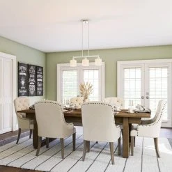 Hampton Bay Oron 3-Light Brushed Steel Island Light with White Glass Shades 20 Hampton Bay Oron 3-Light Brushed Steel Island Light with White Glass Shades -Hampton Bay Shop brushed steel hampton bay chandeliers hdp12070 66 1000