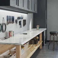 Hampton Bay Wilsonart 4 ft. Laminate Countertop Kit Included in Gloss Calcutta Marble/Textured Gloss with Full Wrap Ogee Edge -Hampton Bay Shop calcutta marble hampton bay laminate countertops 12337kt04n4925 76 1000